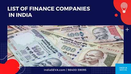 List of Finance Companies in India