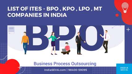 List of ITES - BPO, KPO, LPO, MT Companies in India