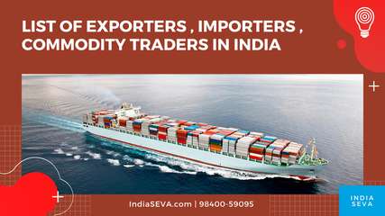List of Exporters, Importers, Commodity Traders in India