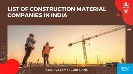 List of Construction Material Companies in India