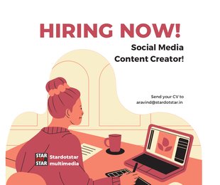 Social Media Content Creator Wanted!