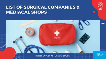 list of surgical companies & Mediacal Shops