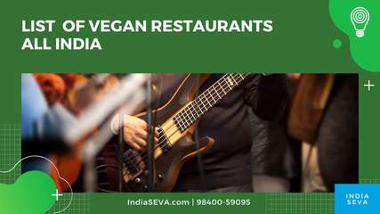 list  of vegan restaurants All India