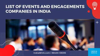 List of Events and Engagements Companies in India