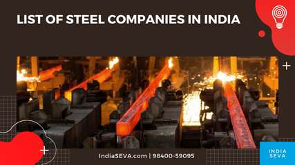 List of Steel Companies in India