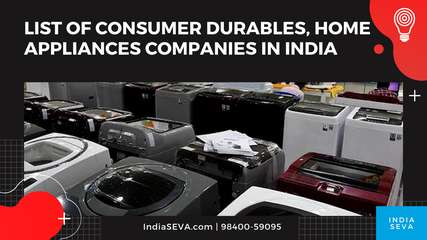 List of Consumer Durables, Home Appliances Companies in India
