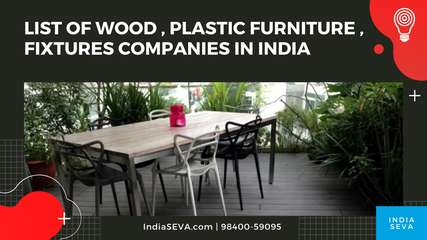 List of Wood, Plastic Furniture, Fixtures Companies in India