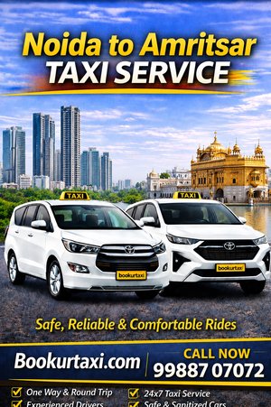 Noida to Amritsar Taxi | Booking Start ₹5520 - BookUrTaxi