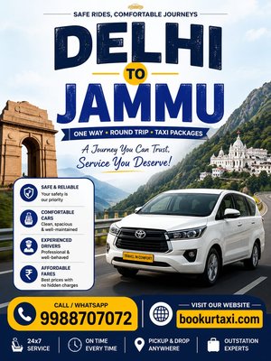 Delhi to Jammu Taxi