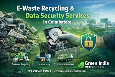 E-Waste Recycling & Data Security Services in Coimbatore - Green India Recyclers