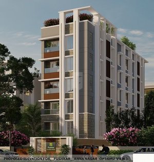 Pushkar Mookiah Manor  By Pushkar Properties Private Limited Anna Nagar Chennai.  Near Dheeraj ENT Clinic