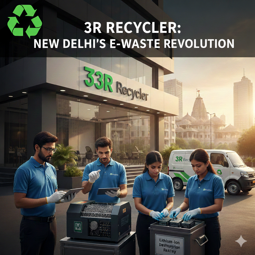 3R Recycler - Best E-Waste Recycling & Data Destruction in New Delhi