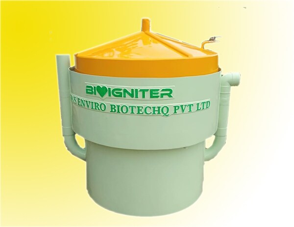 Biogas plant in operation in Easwari engineering college , Chennai