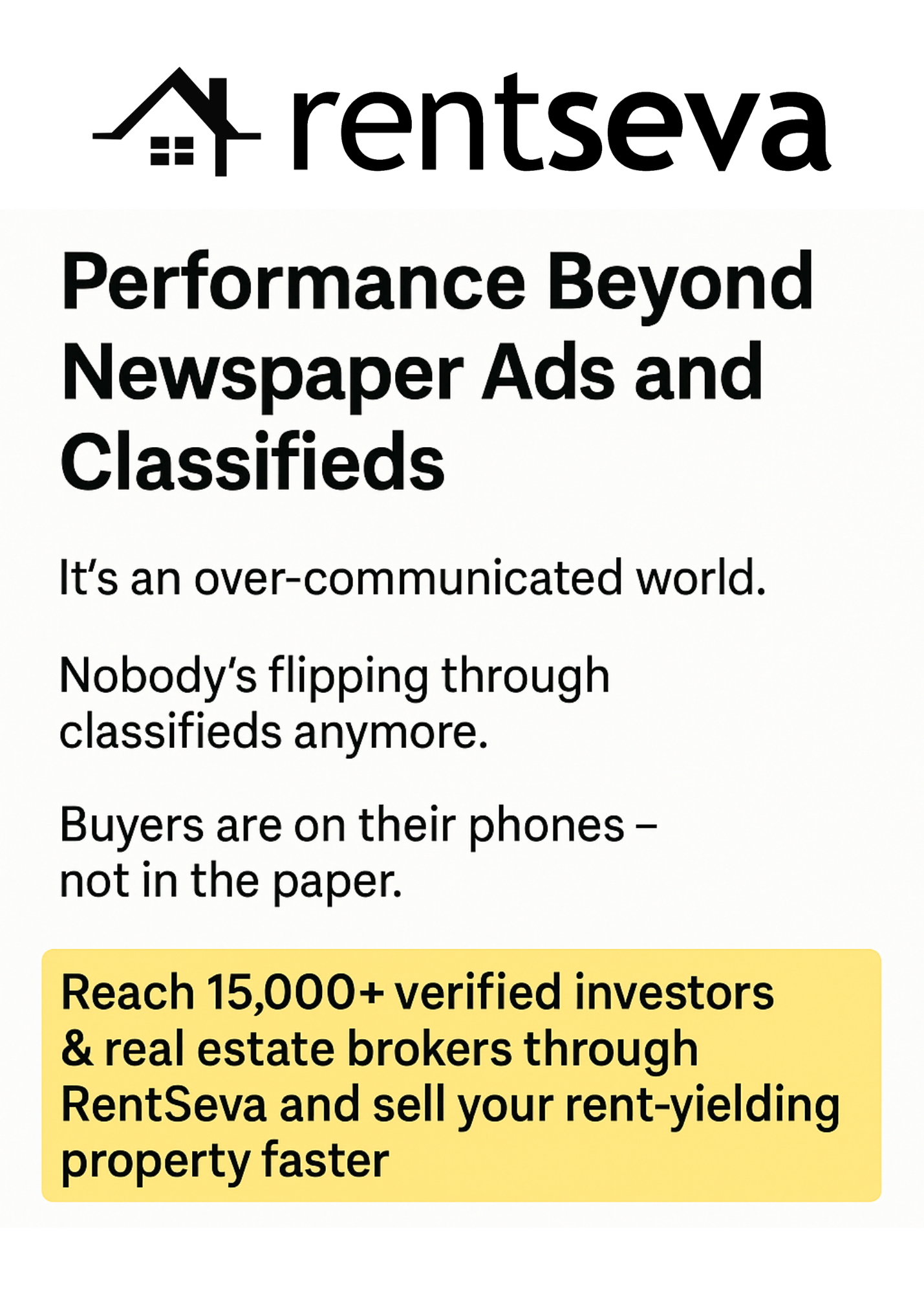 Buy & Sell Rent-Yielding Property | Find Tenants Fast – RentSeva