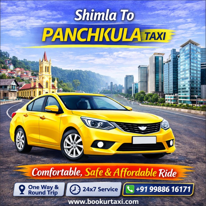Shimla to Panchkula One Way Taxi Services | BookUrTaxi